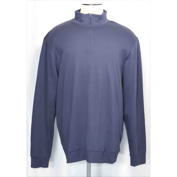 Vineyard Vines Other - NEW Vineyard Vines Navy 1/4 Zip Pima Cotton Pullover Sweatshirt Mens Size XL